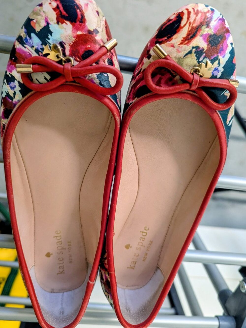 Two pairs of Kate Spade flats